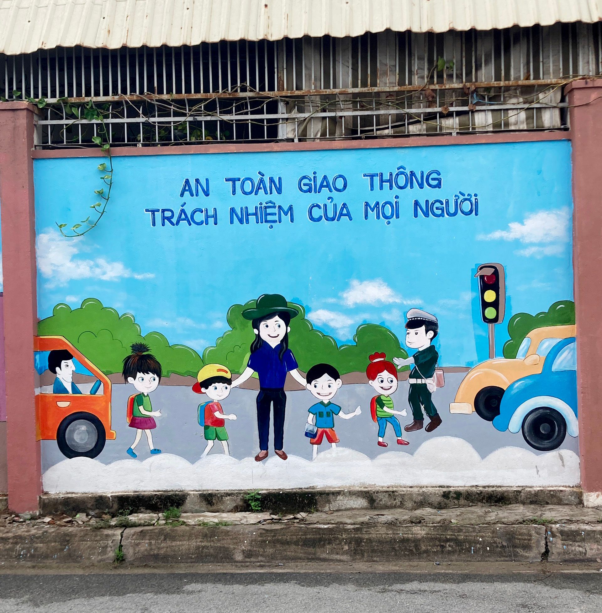 Những bức tranh trên đường Sài Gòn