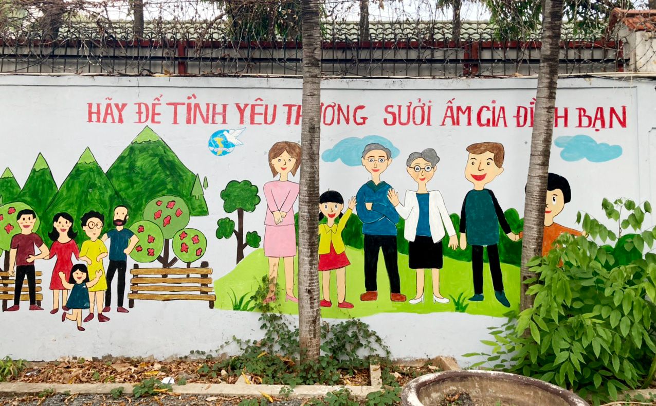 Những bức tranh trên đường Sài Gòn