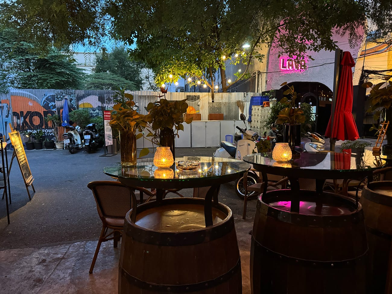 Chill trong một di tích cũ